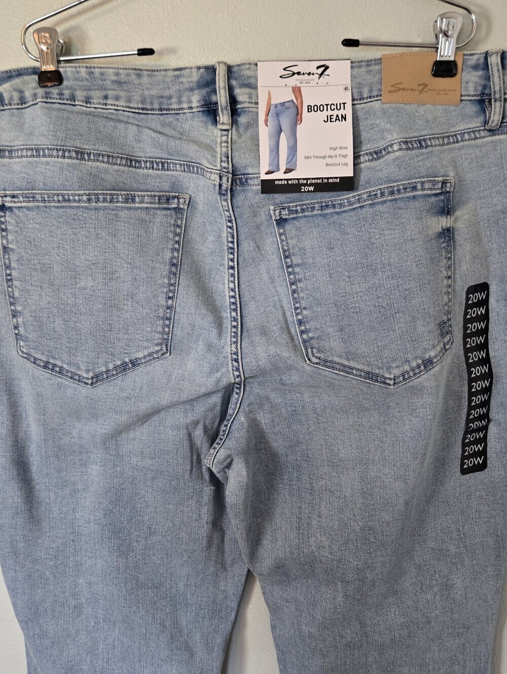 Seven 7 | NWT High Rise Bootcut Jeans Size 20W - Picture 4 of 10